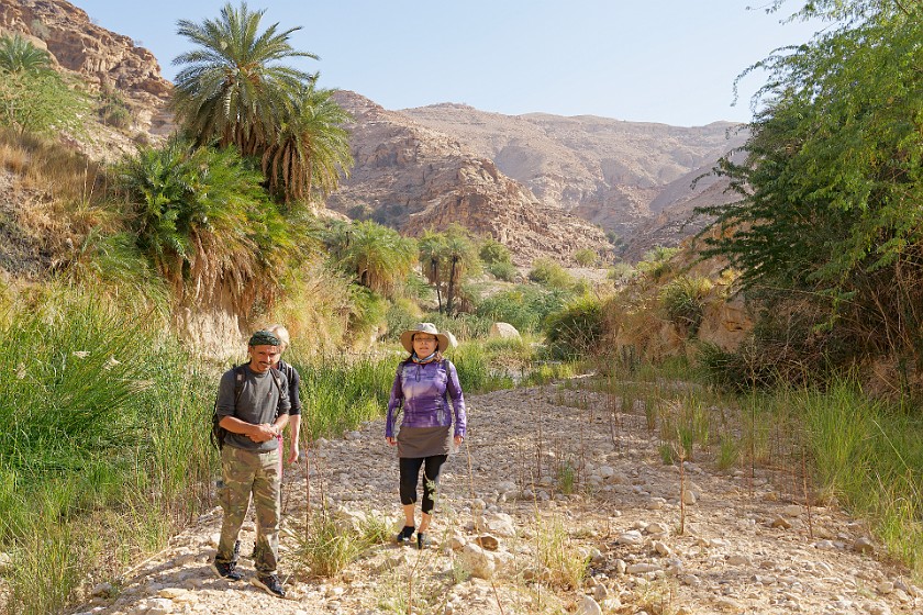 Wadi Bin Hammad. Hiking. near Kerak. .