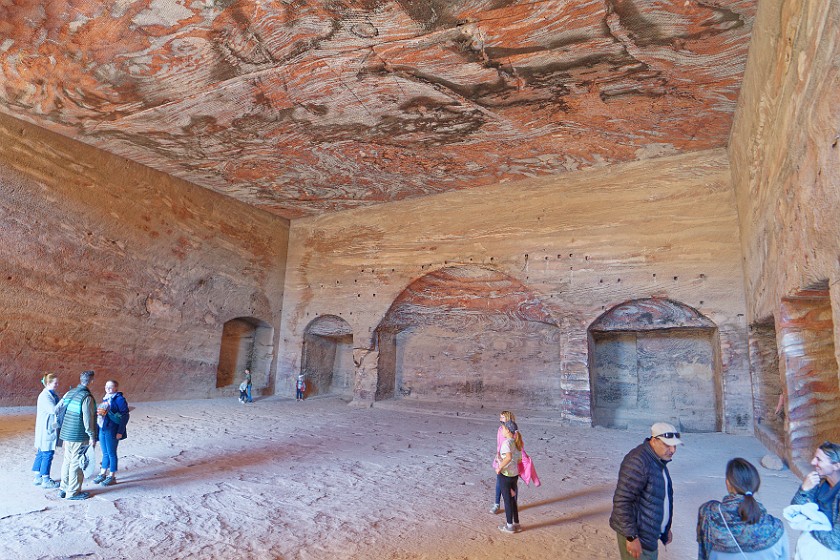 Petra. Inside of the Urn Tomb. Wadi Musa. .