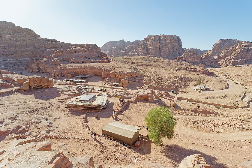 Petra. View on the Street of Facades. Wadi Musa. .
