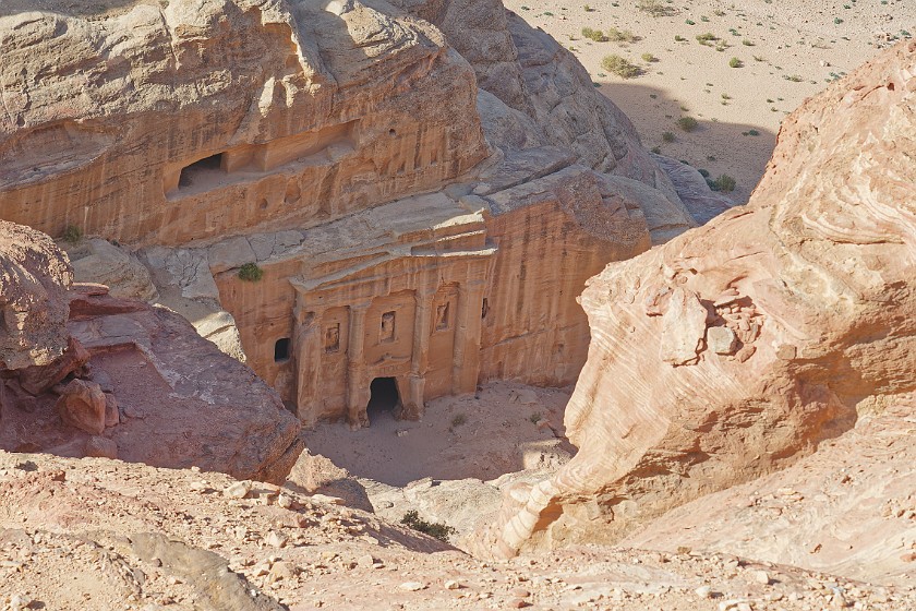 Petra. Tomb of the Roman Soldier. Wadi Musa. .