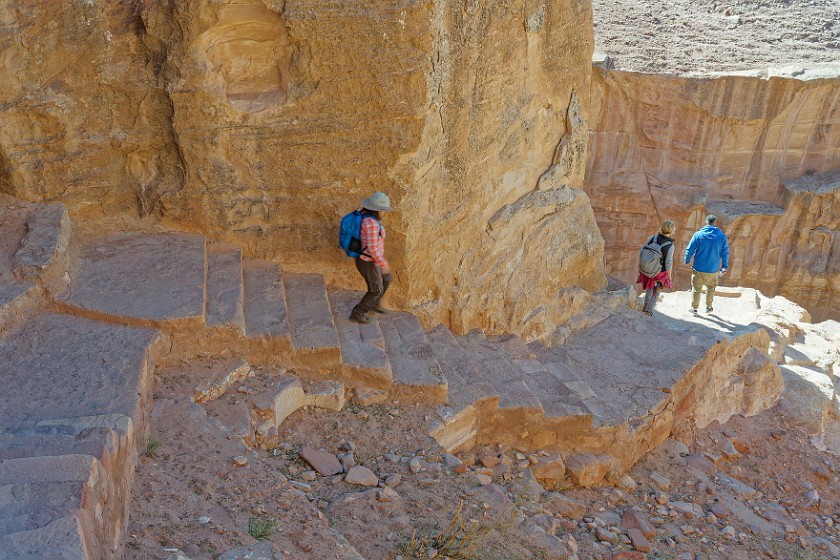 Petra. Wadi Farasah trail. Wadi Musa. .