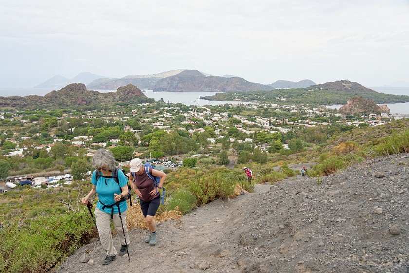 Hiking on Vulcano. Hiking. Vulcano. .