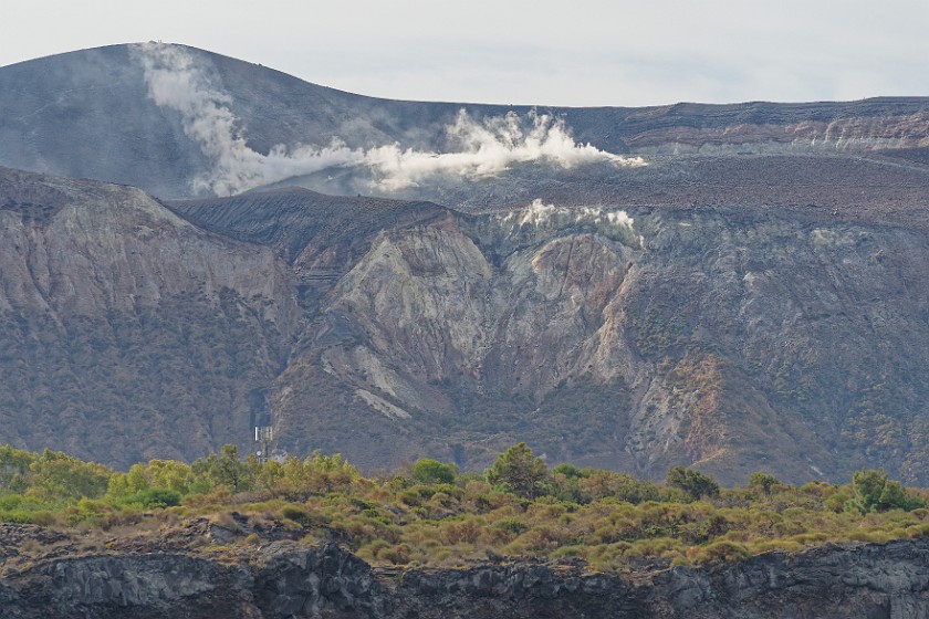 Hiking on Vulcano. Vulcano. Vulcano. .