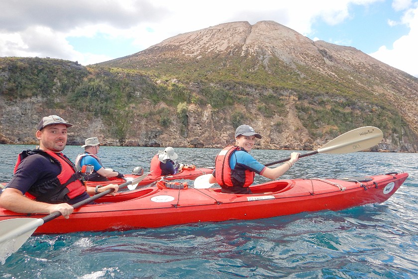 Kayaking on Vulcano. Kayaking. Vulcano. .