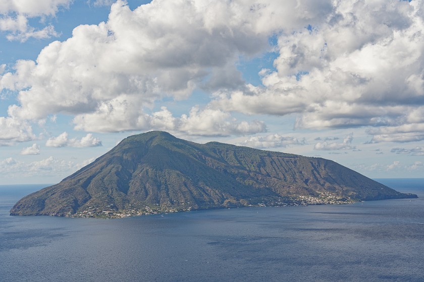 Hiking on Salina. Salina island. Lipari. .