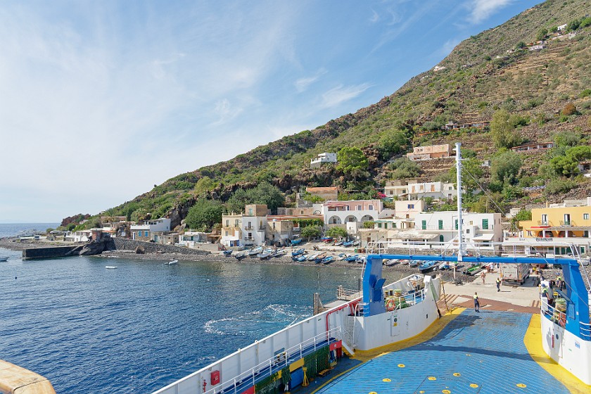 Alicudi. Alicudi harbor. Alicudi. .