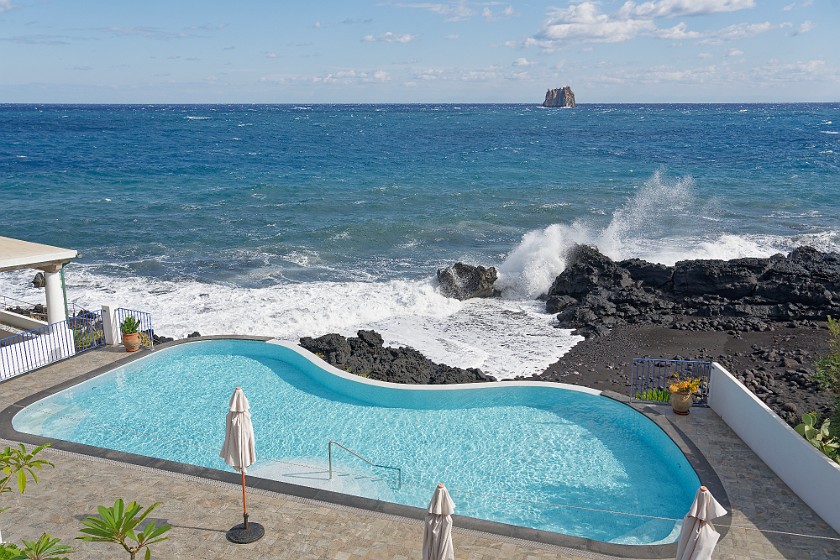 Stromboli. Pool and Strombolicchio . Stromboli. .