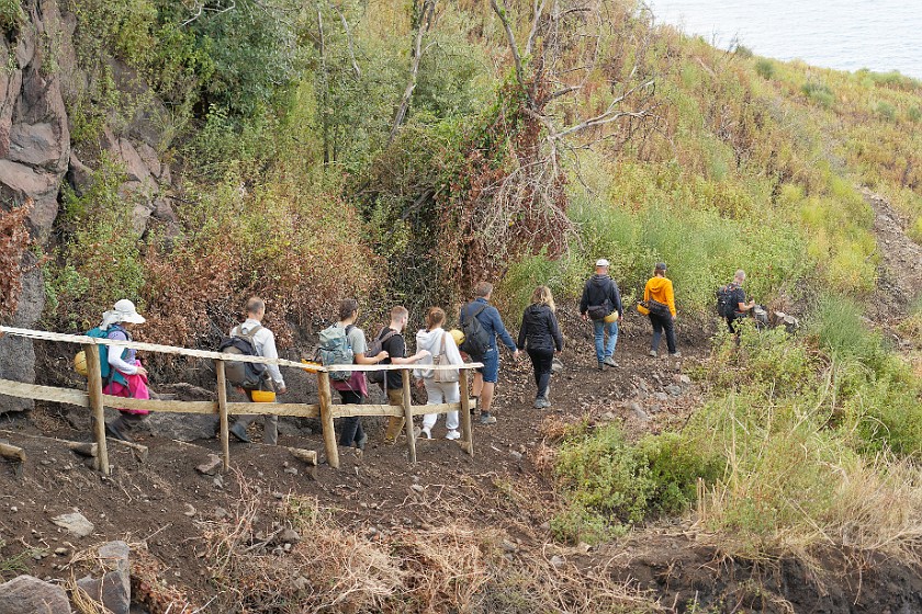 Hiking to the Stromboli Observation Platform. Hiking. Stromboli. .