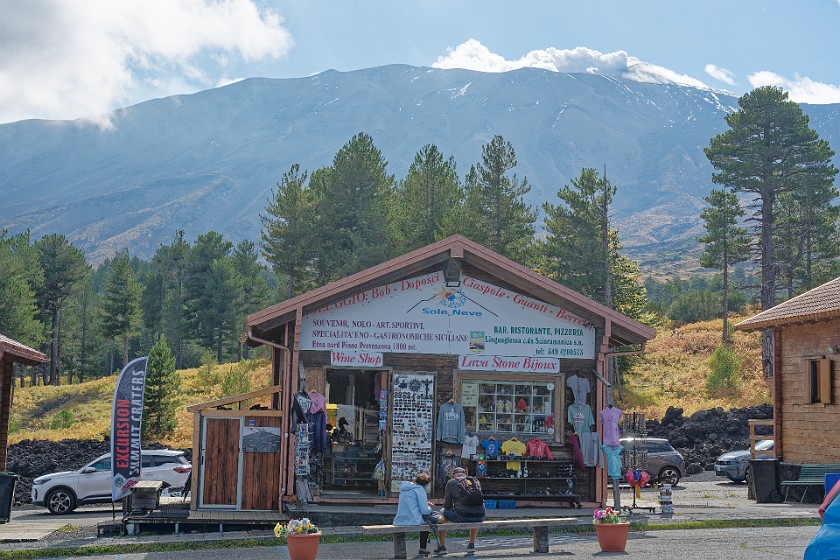 Hiking in the Etna North Area. Souvenir shop . Linguaglossa. .