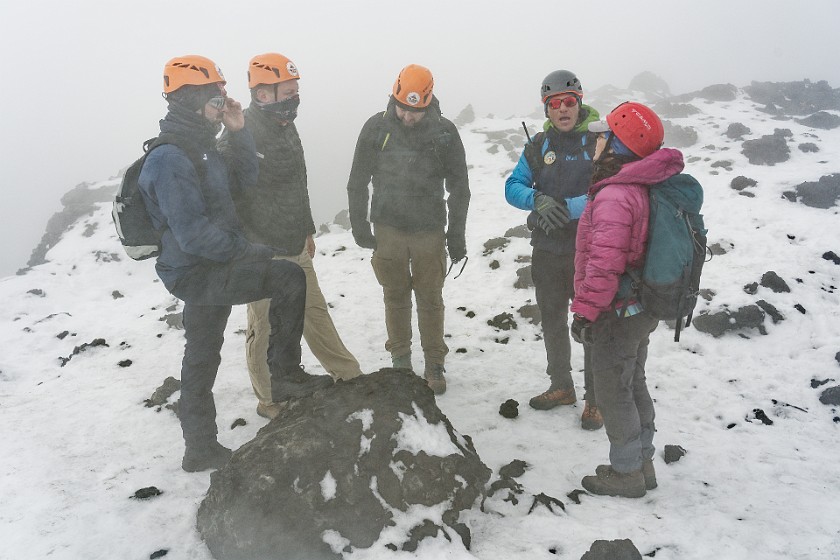 Hiking in the Etna North Area. Tour group and guide. Linguaglossa. .