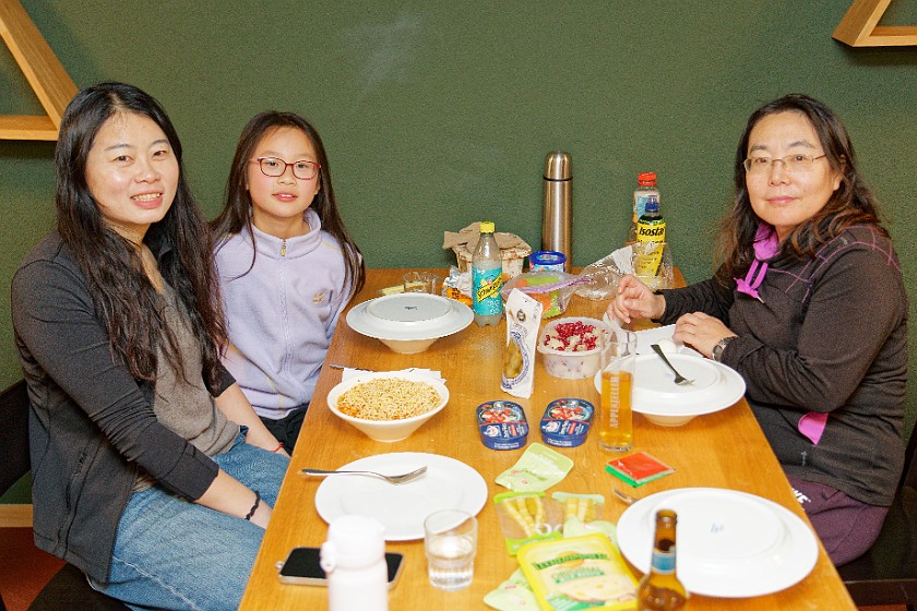 Zermatt. Dinner with friends. near Zermatt. .