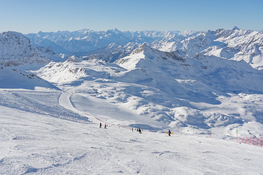 Klein Matterhorn. Skiing. near Zermatt. .