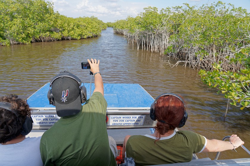 Airboat Tour & Zoo. Airboat ride through mangroves. near Everglades City. .