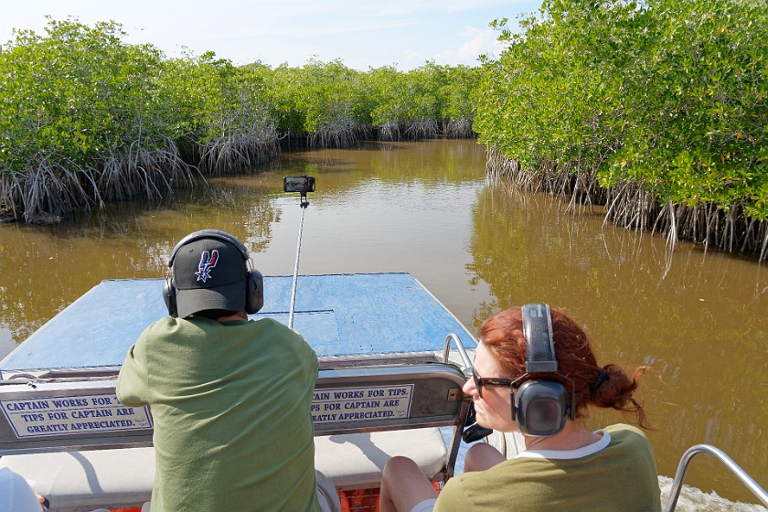 Airboat Tour & Zoo. Airboat ride through mangroves. near Everglades City. .