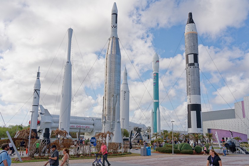 Kennedy Space Center. Rocket garden. Merritt Island. .