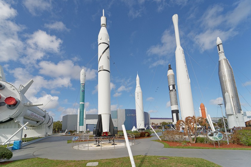 Kennedy Space Center. Rocket garden. Merritt Island. .