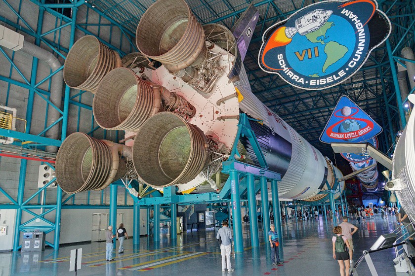Kennedy Space Center. Saturn V rocket. Merritt Island. .