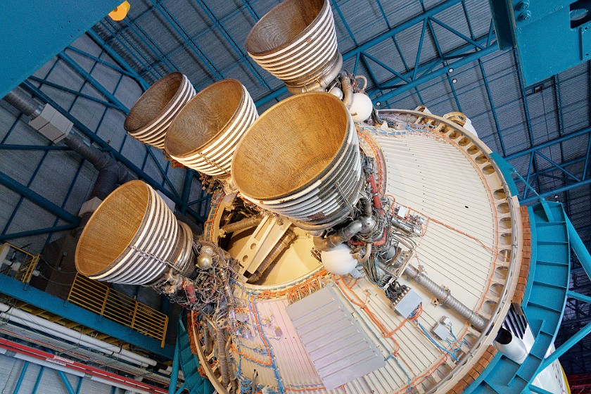 Kennedy Space Center. Saturn V rocket. Merritt Island. .