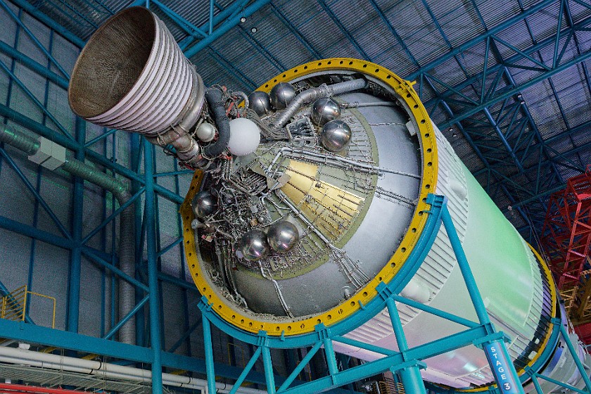 Kennedy Space Center. Saturn V rocket. Merritt Island. .