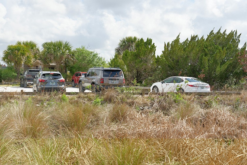 Black Point Wildlife Drive. Car park at the Allan Cruickshank Memorial trail head. Merritt Island. .